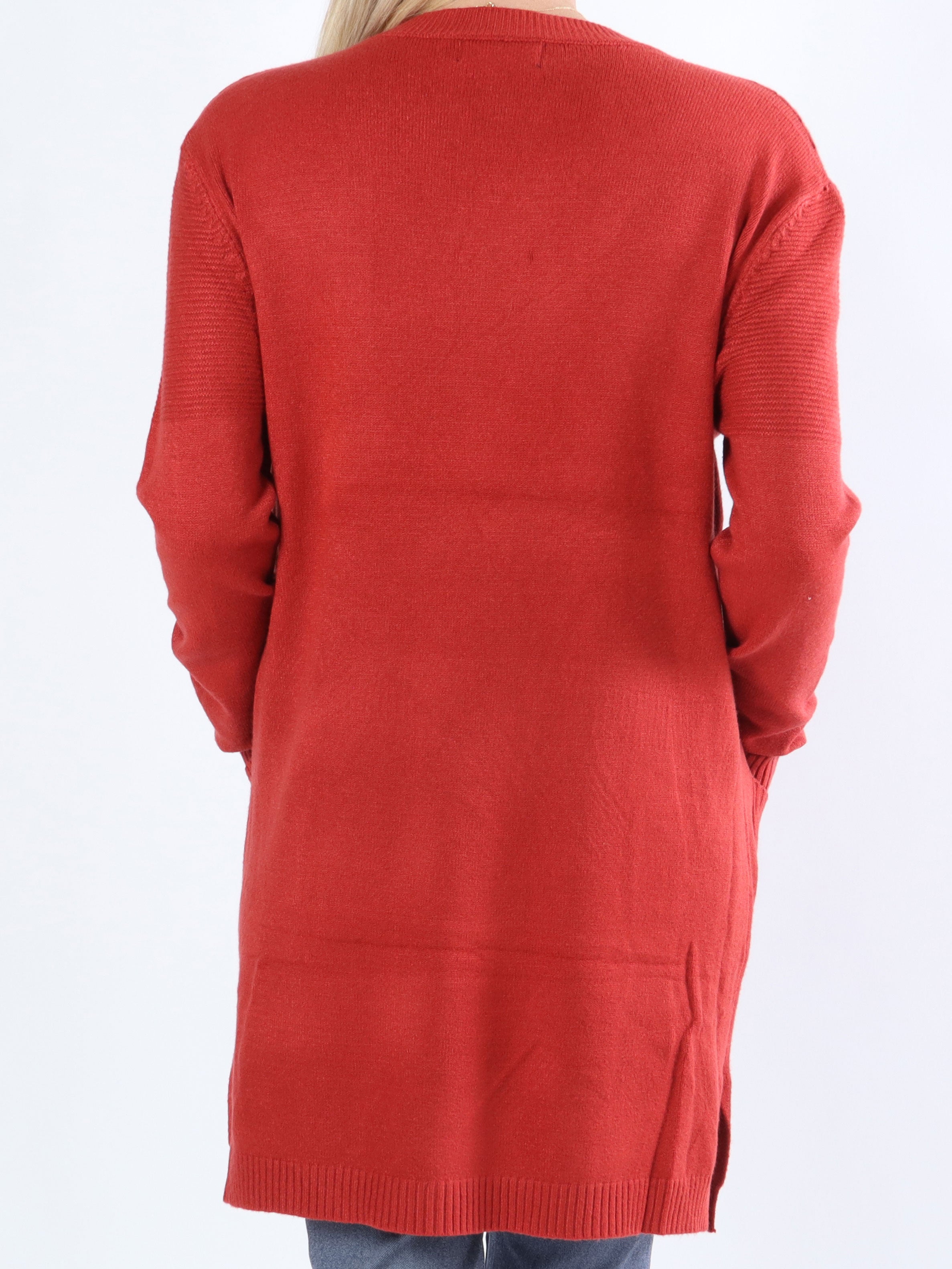 Lorena - Blød strik med rib og lommer